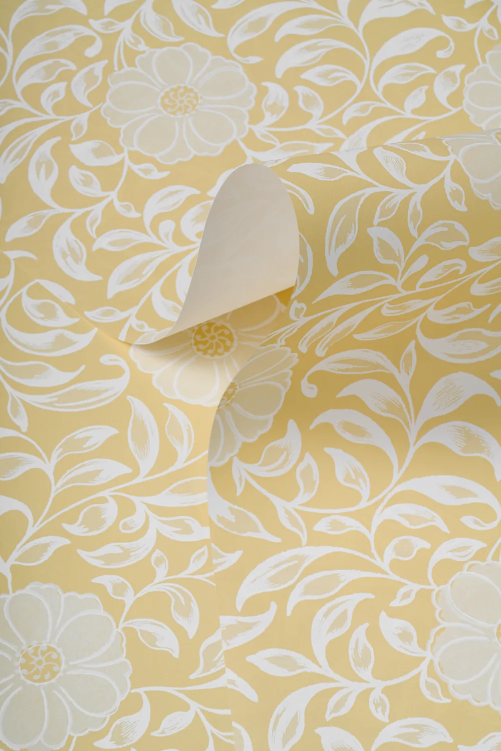 Amarelo Owen Jones Peónia Ornamentos Chineses Ilustrações Mural
