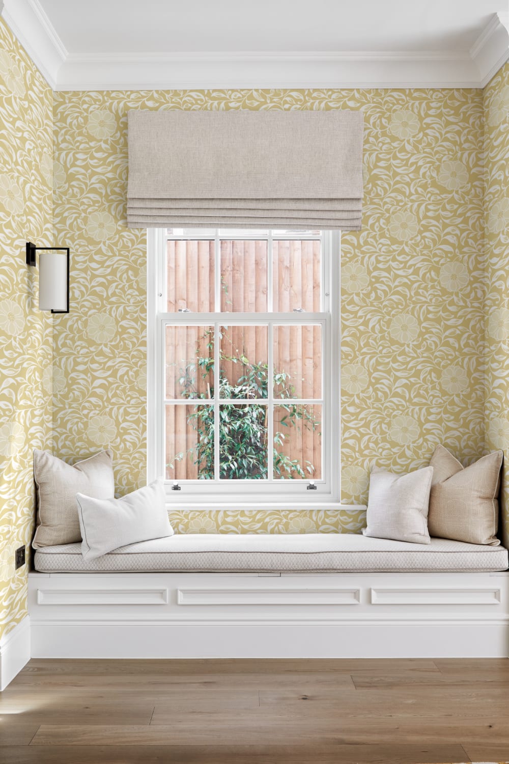 Amarelo Owen Jones Peónia Ornamentos Chineses Ilustrações Mural