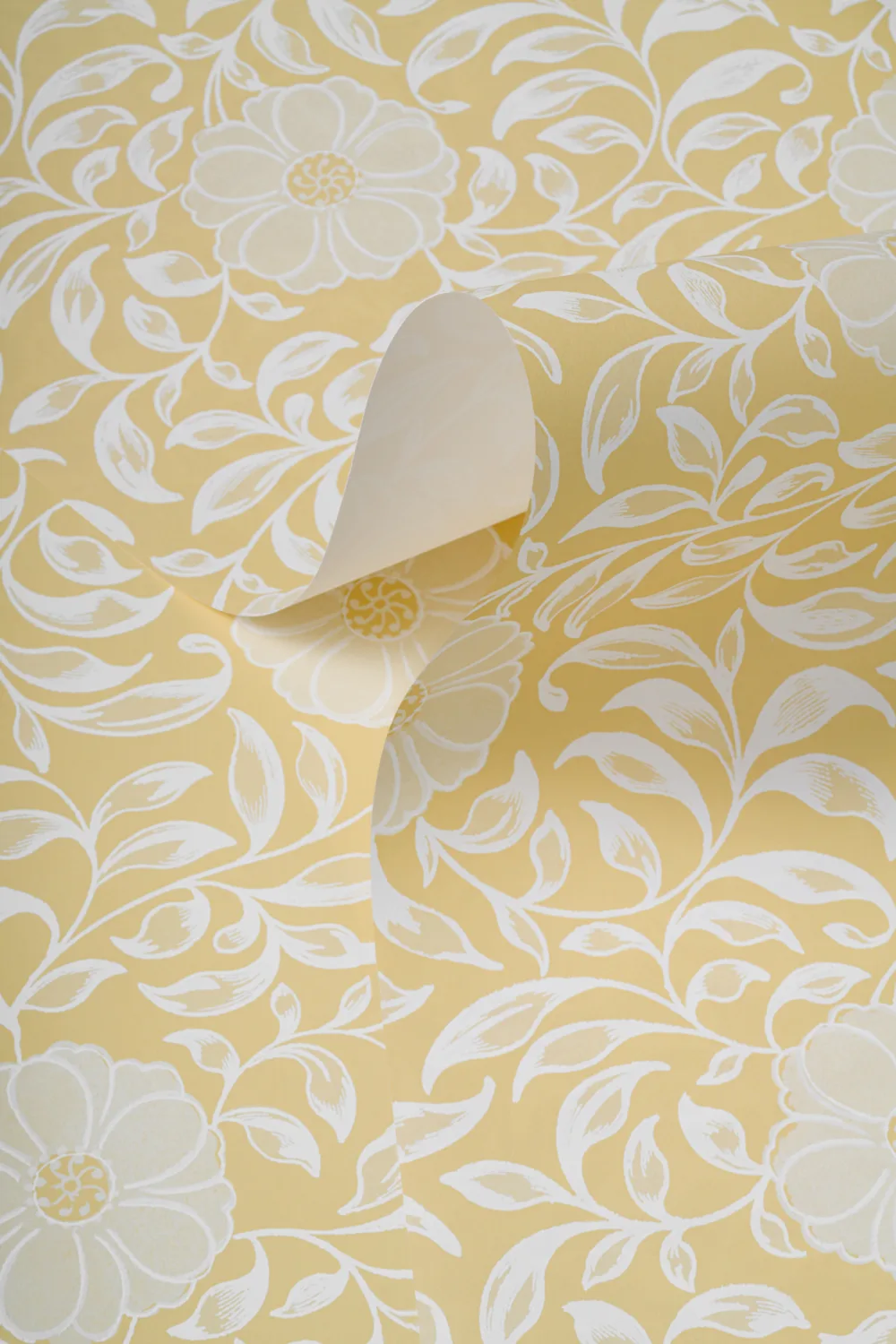 Amarelo Owen Jones Peónia Ornamentos Chineses Ilustrações Mural