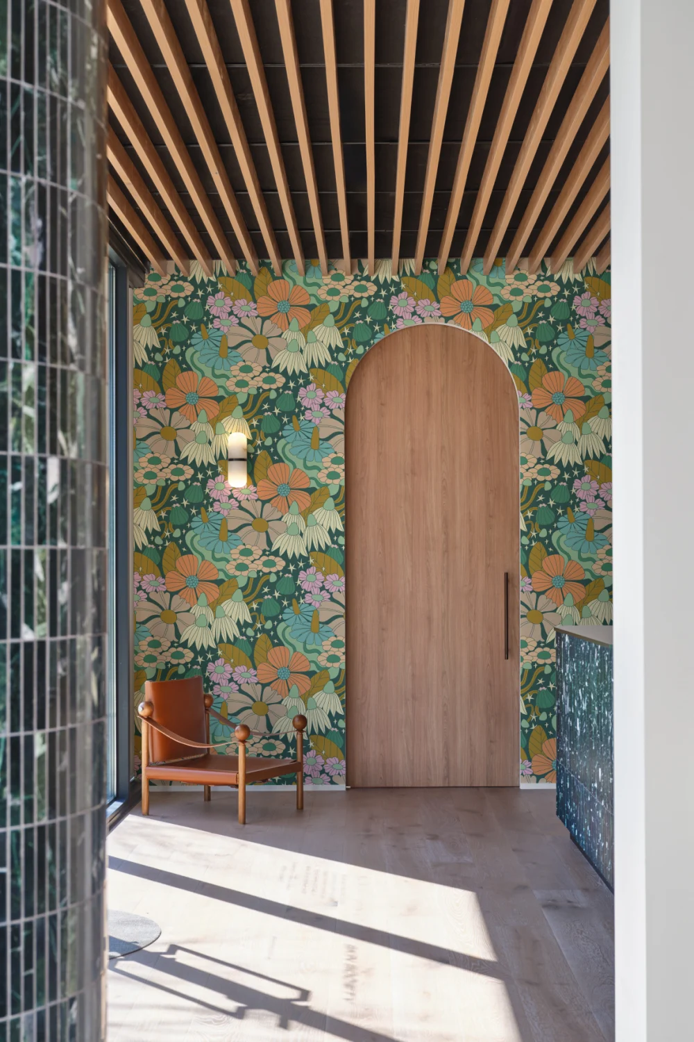 Elizabeth Olwen Cosmic Floral Multi Murale