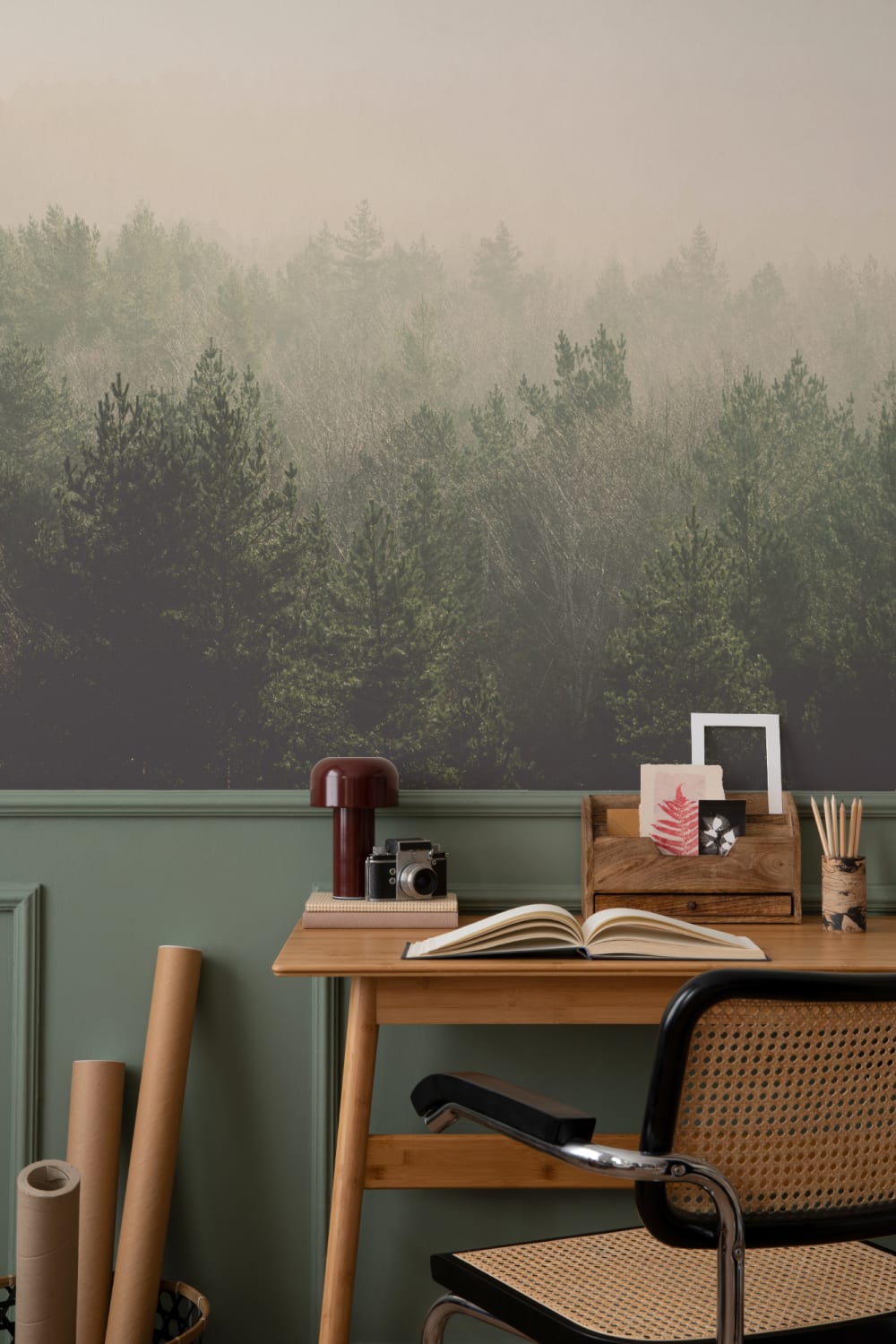 Amidst the Mist Wallpaper Mural