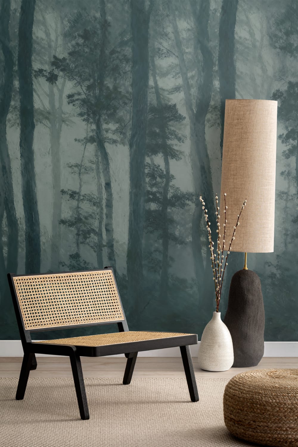 Papier peint panoramique Dark Forest Enchanted Nature