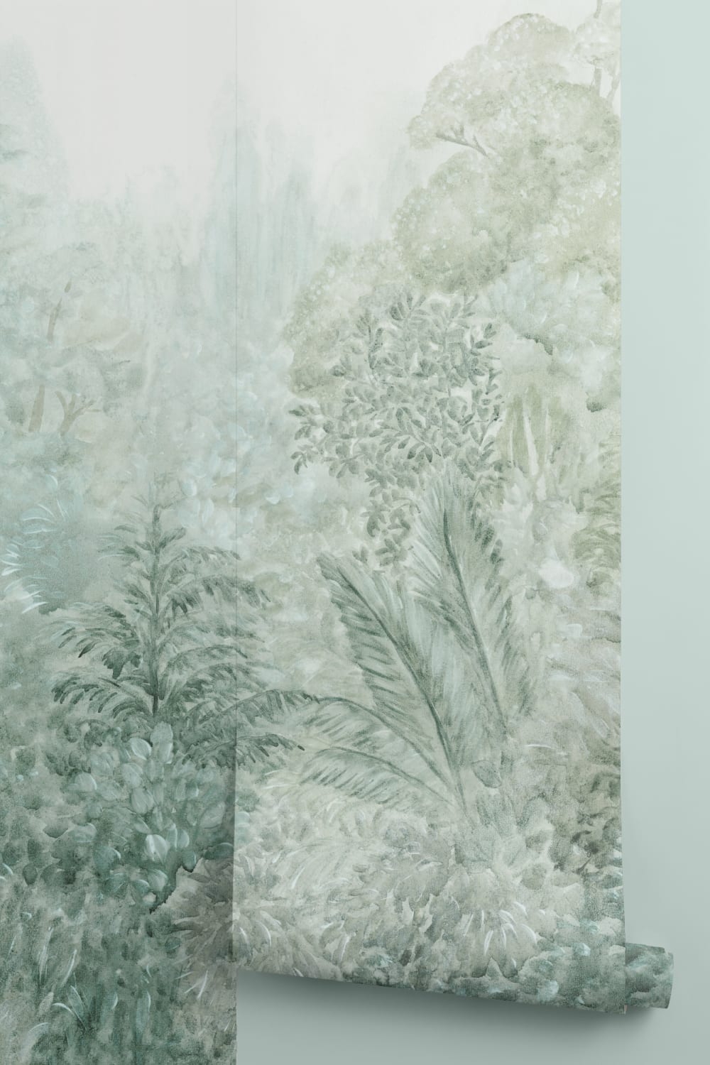 Murale Nature Art Misty Teal pentru a crea o atmosferă liniștită