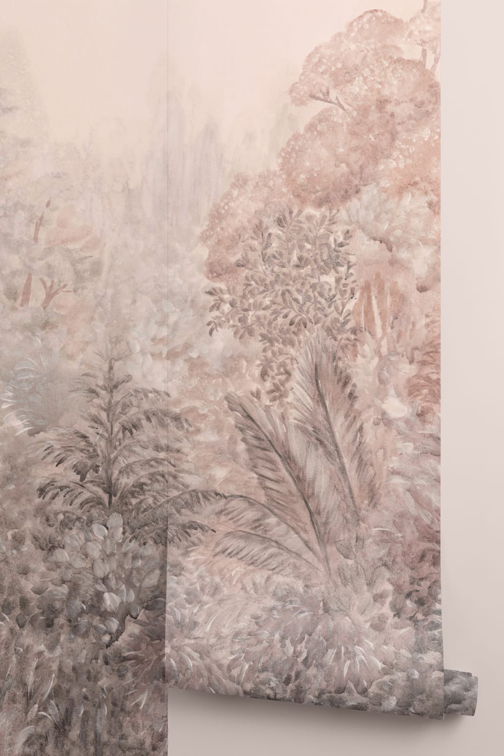 Pastelowa botaniczna fototapeta Serenity Nature