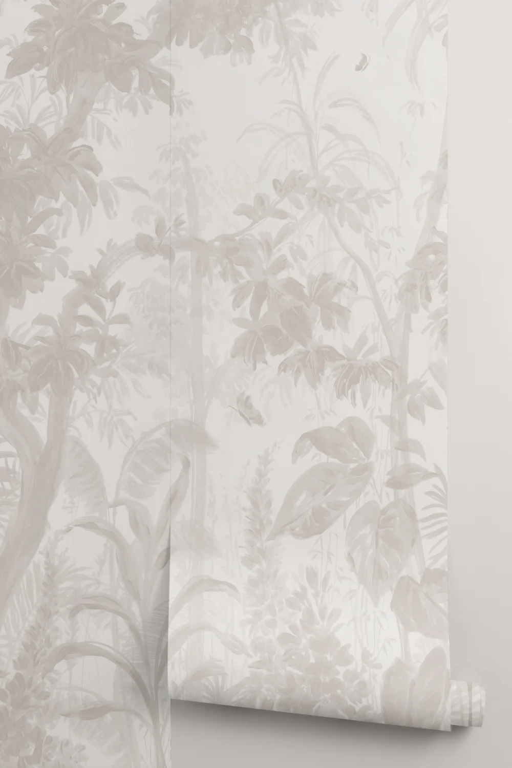 Pastel Botanical Sanctuary Nature Atmosphere Wall Mural