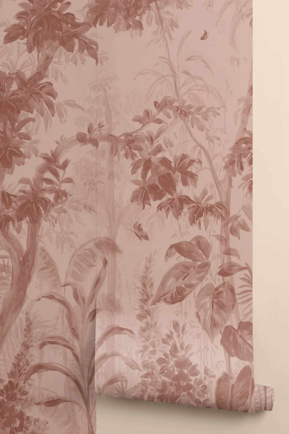 Terracotta Jungle Escape Botanical Wallpaper Mural