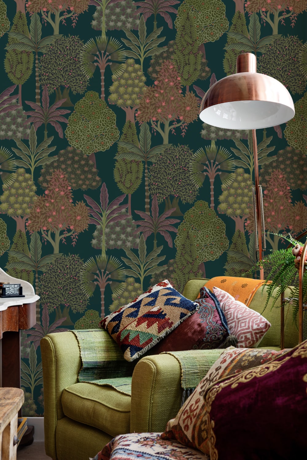 Green Satpura Range Mural
