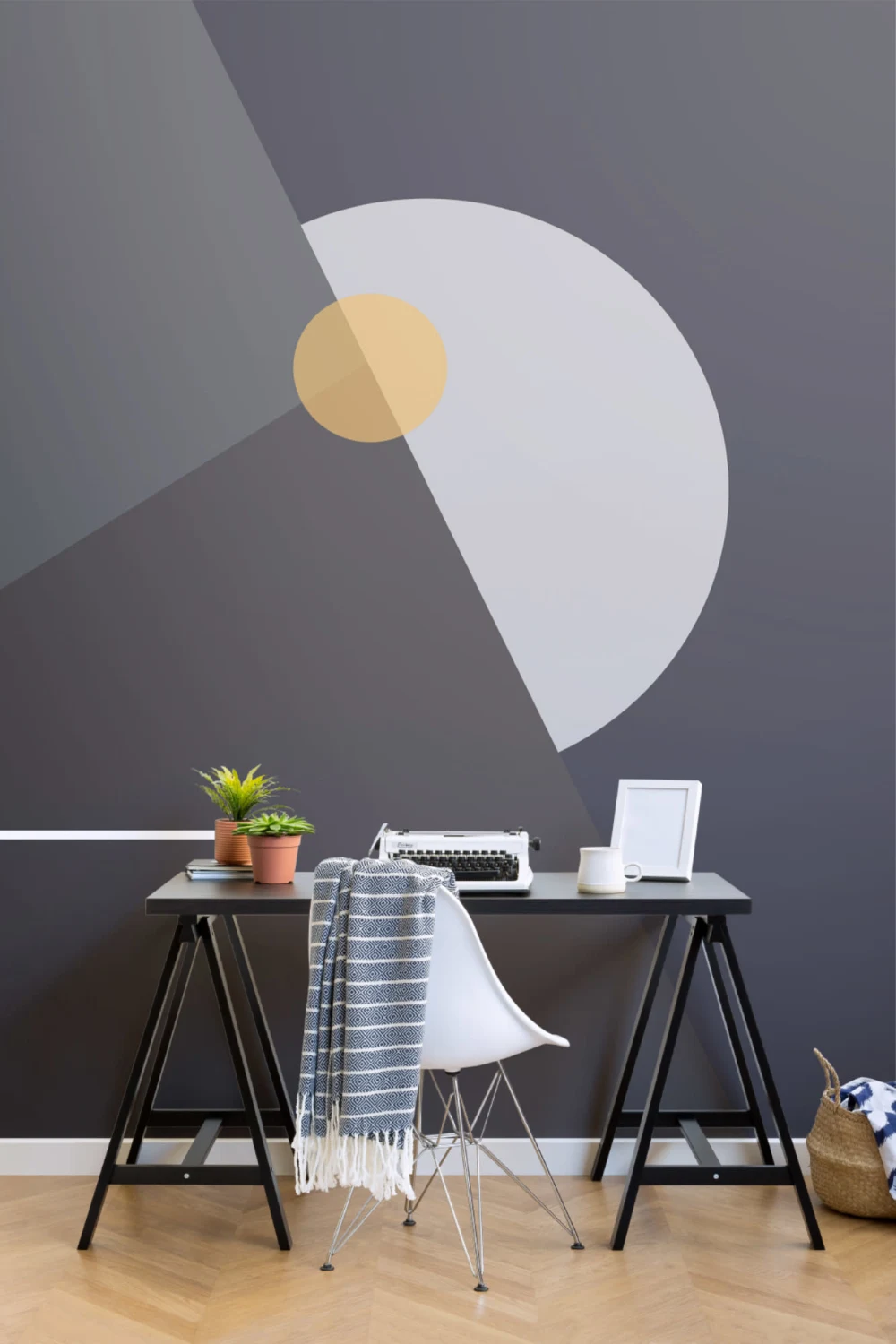 Fototapete Mid Century Moderne Linien und Formen