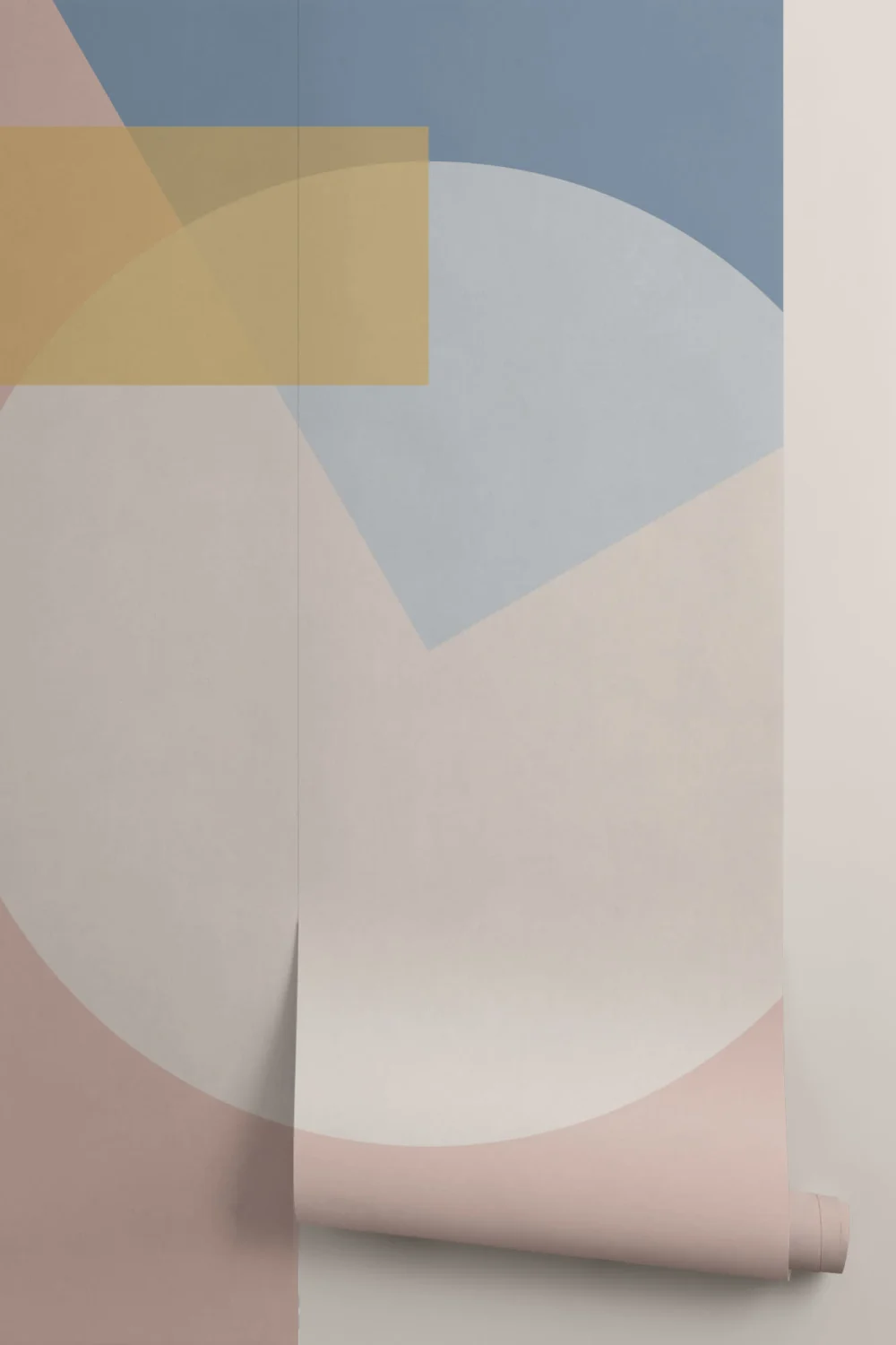 Bold Geometric Shapes Modern Bauhaus Wallpaper Mural