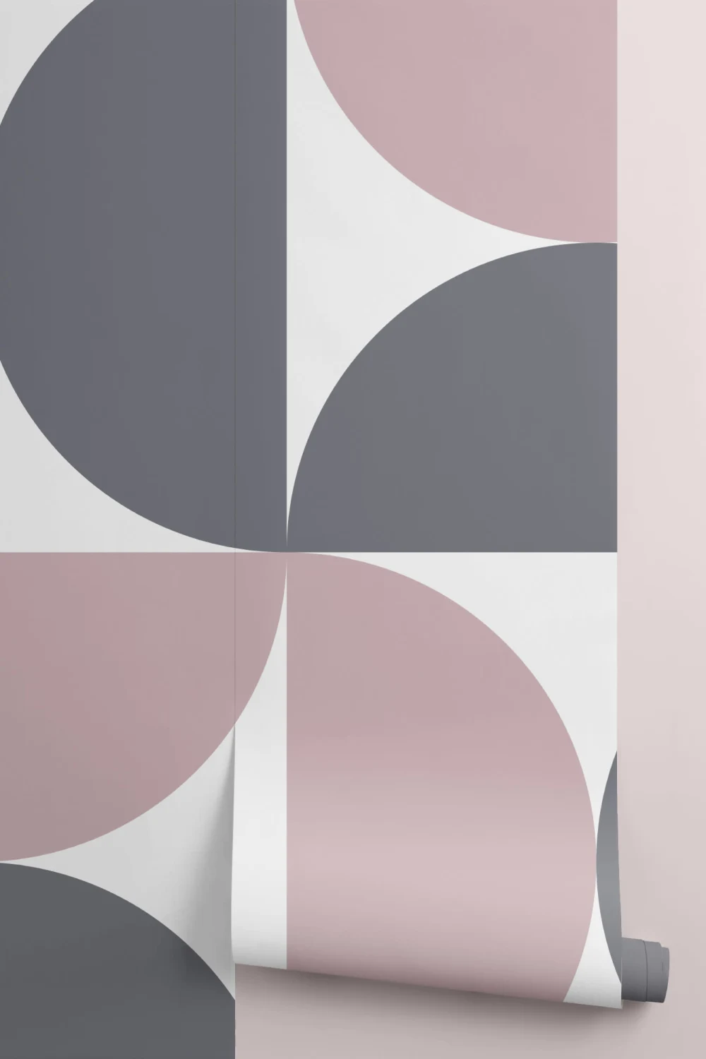 Aalto Retro Geometrinen kuvatapetti