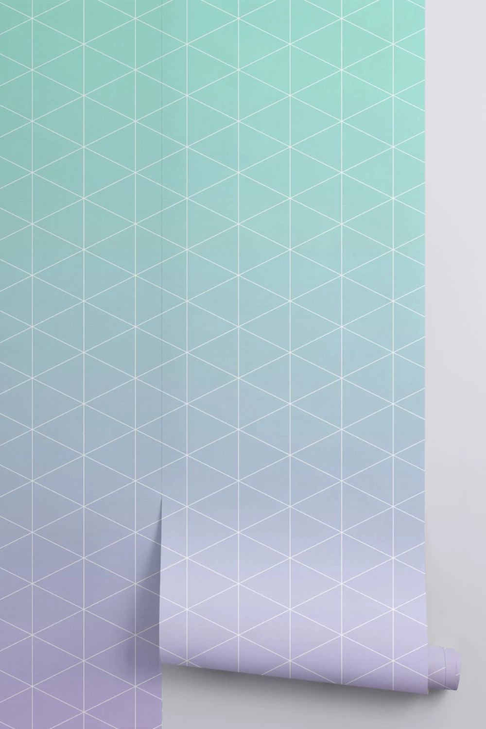Ocean Drive Patterned Ombre Wallpaper Mural