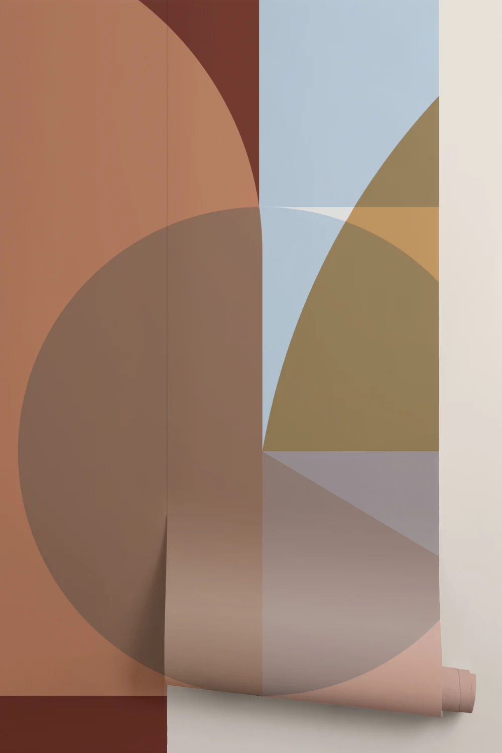 Multicolor Geometric Modern Abstract Wall Mural
