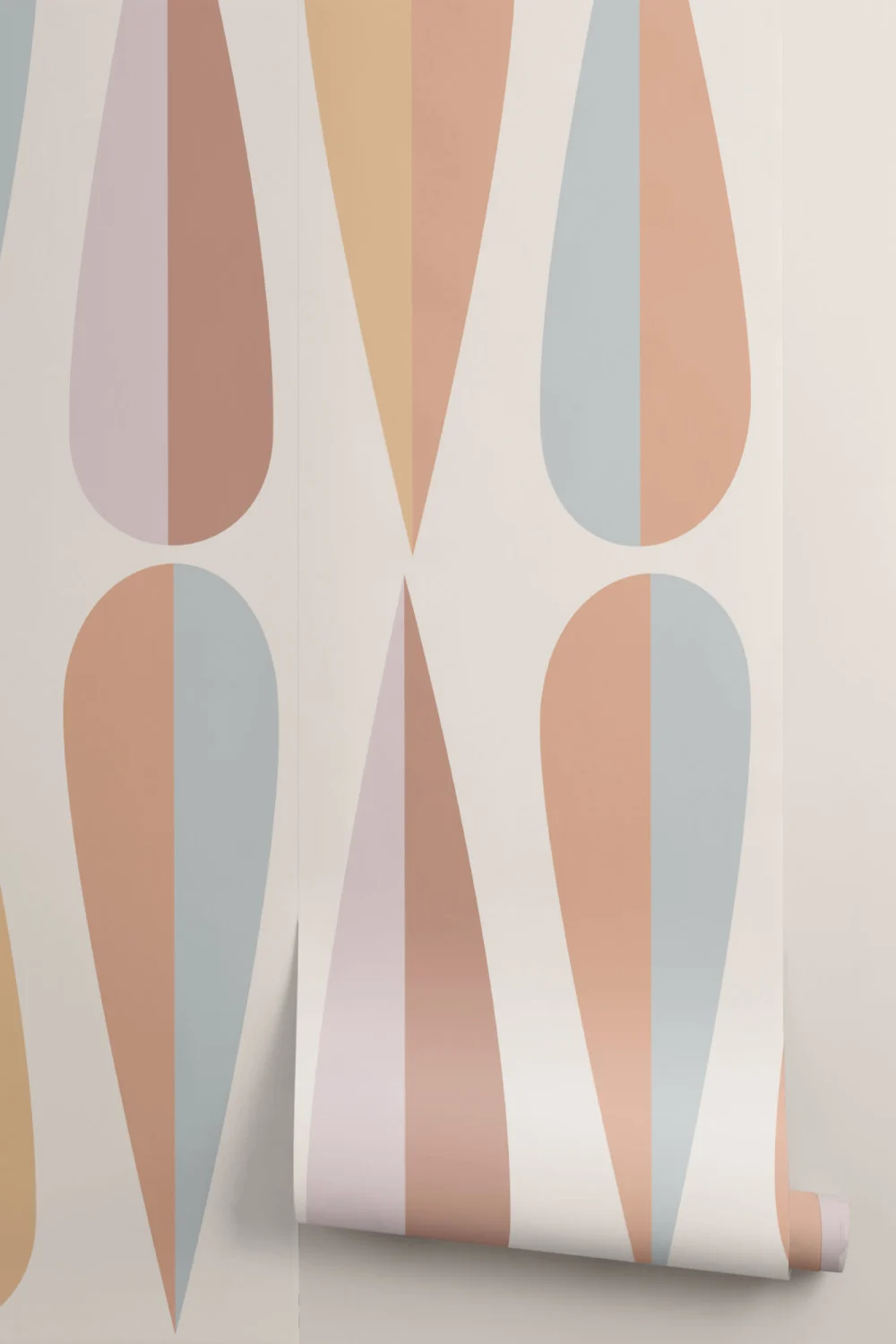 Pastelowa fototapeta Retro Teardrop