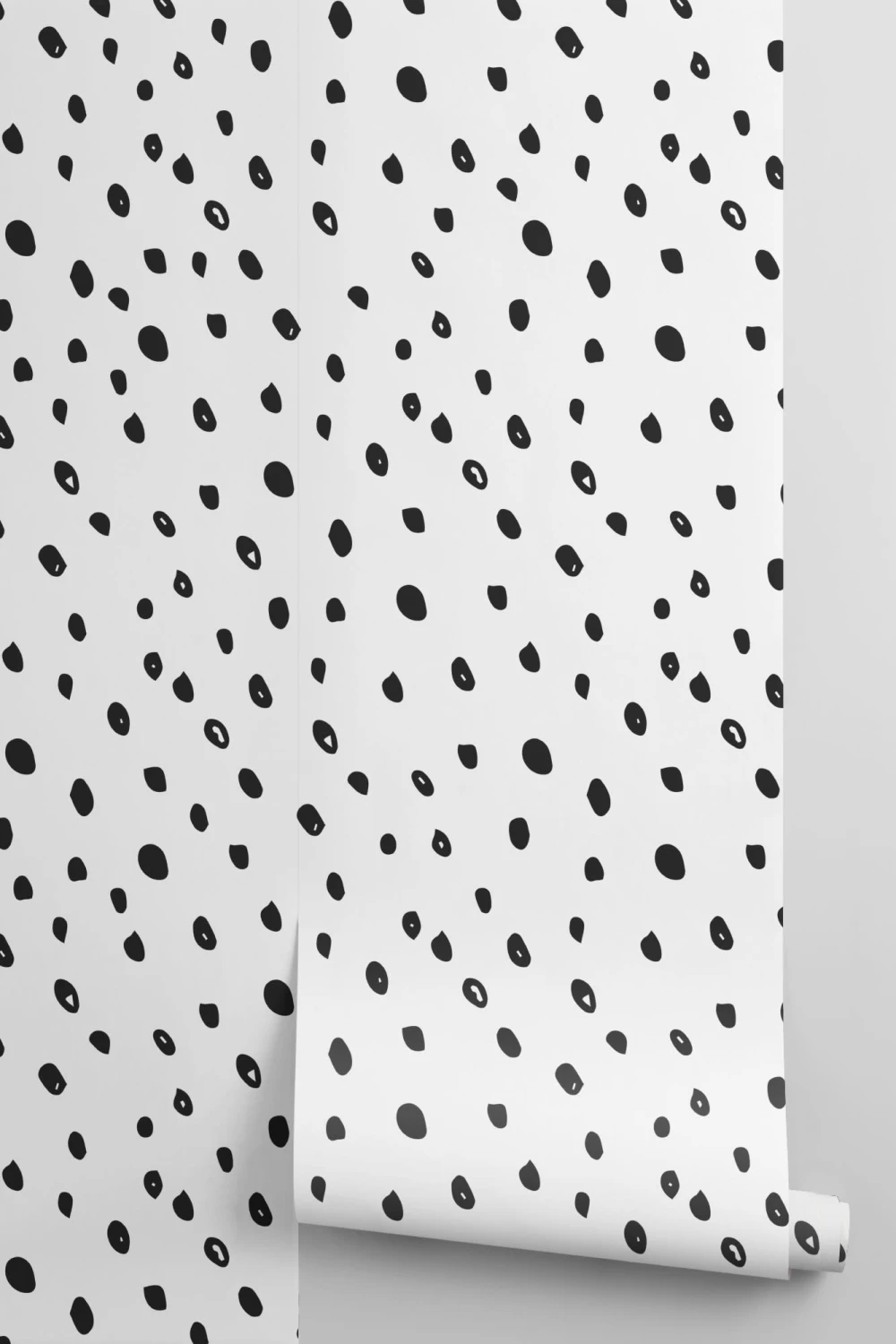 Musta & Valkoinen Spotty Speckle kuvatapetti