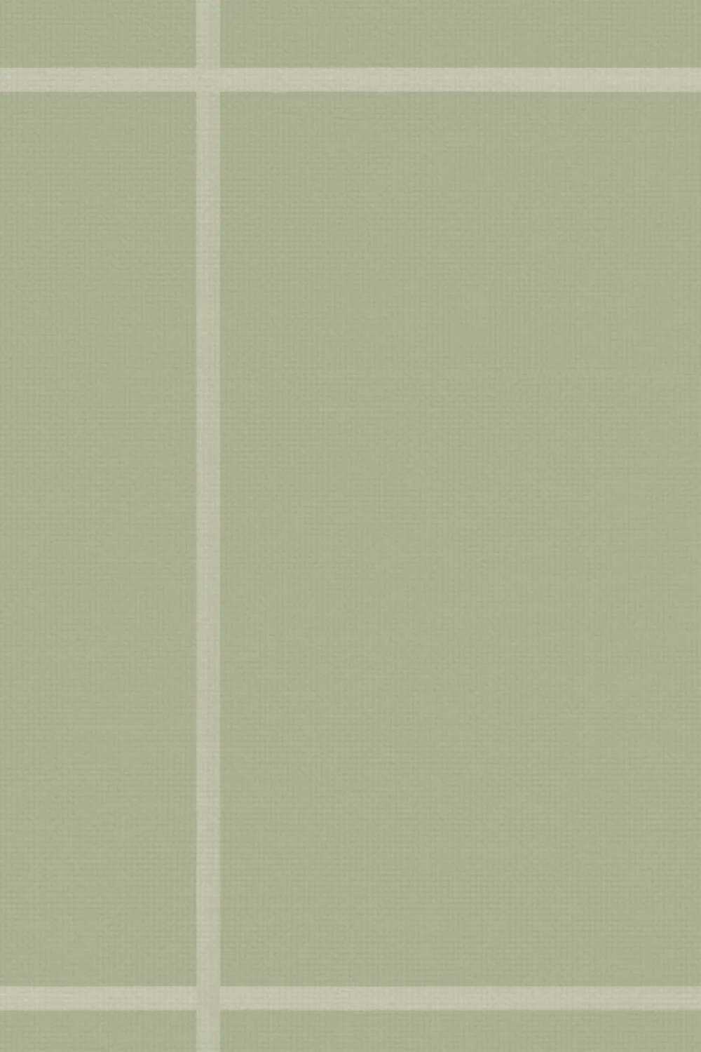 Groene minimalistische geometrische patroon muurschildering