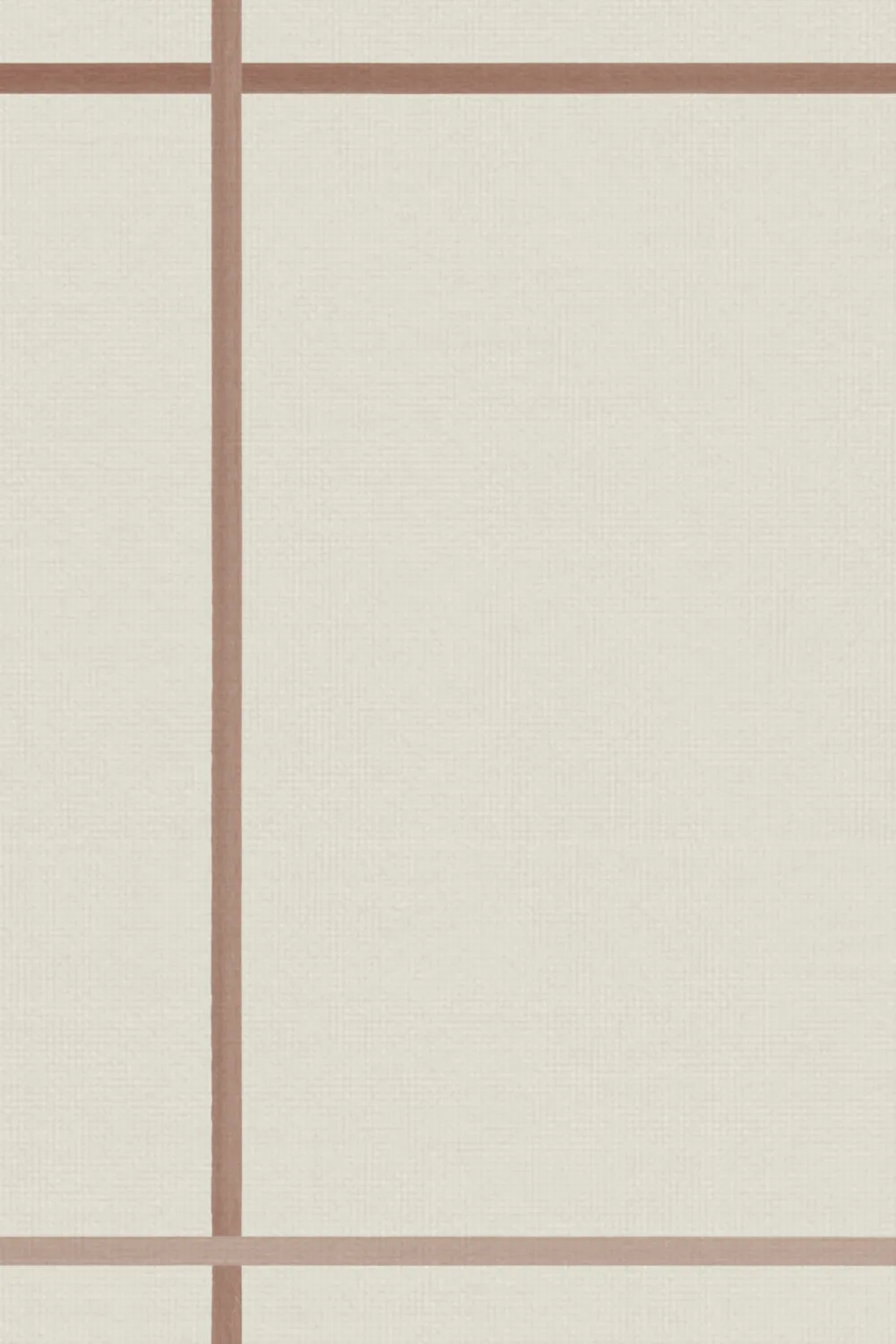 Terracotta Raster Geometrische Minimalistische Muurschildering