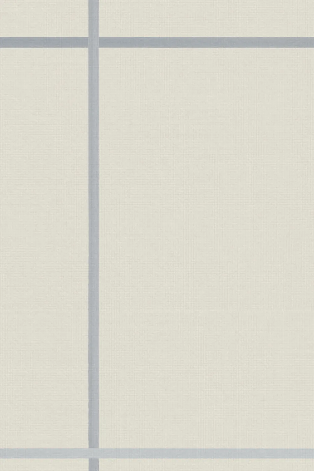 Rustige beige en marineblauwe rasterpatroon muurschildering