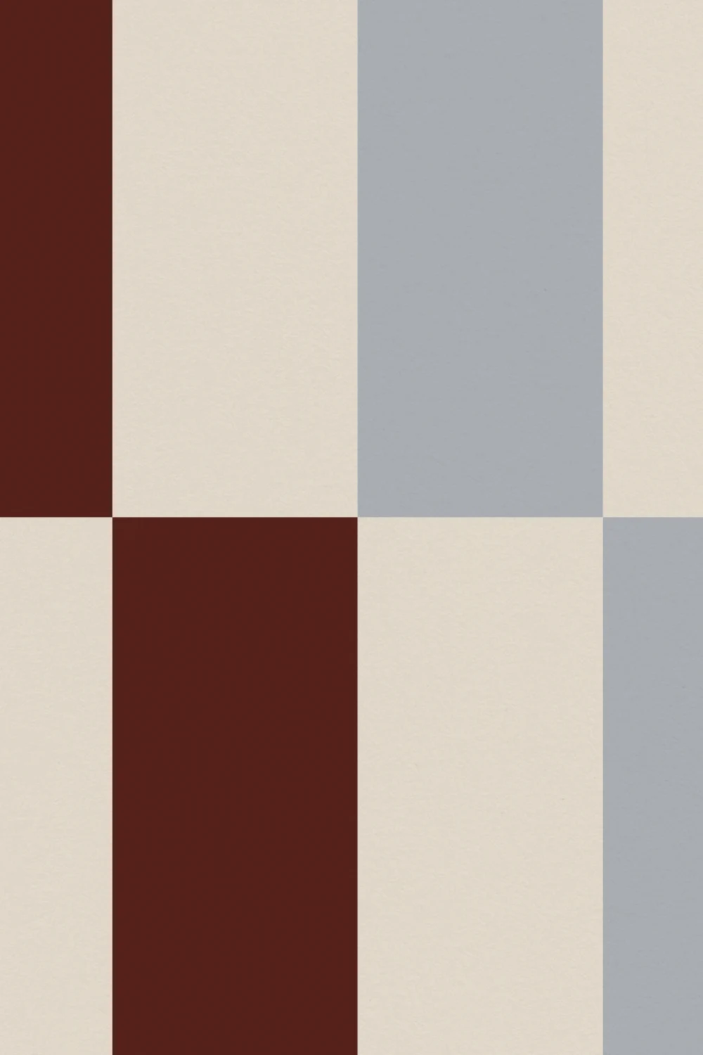 Bordeaux geometrisch abstract geruit patroon muurschildering
