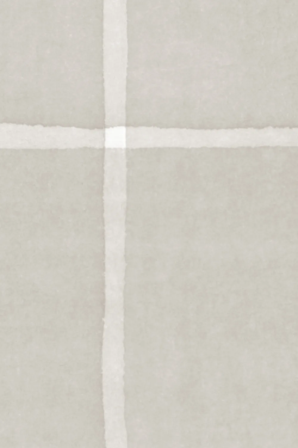 Neutrale geruite minimalistische muurschildering om je ruimte te versterken