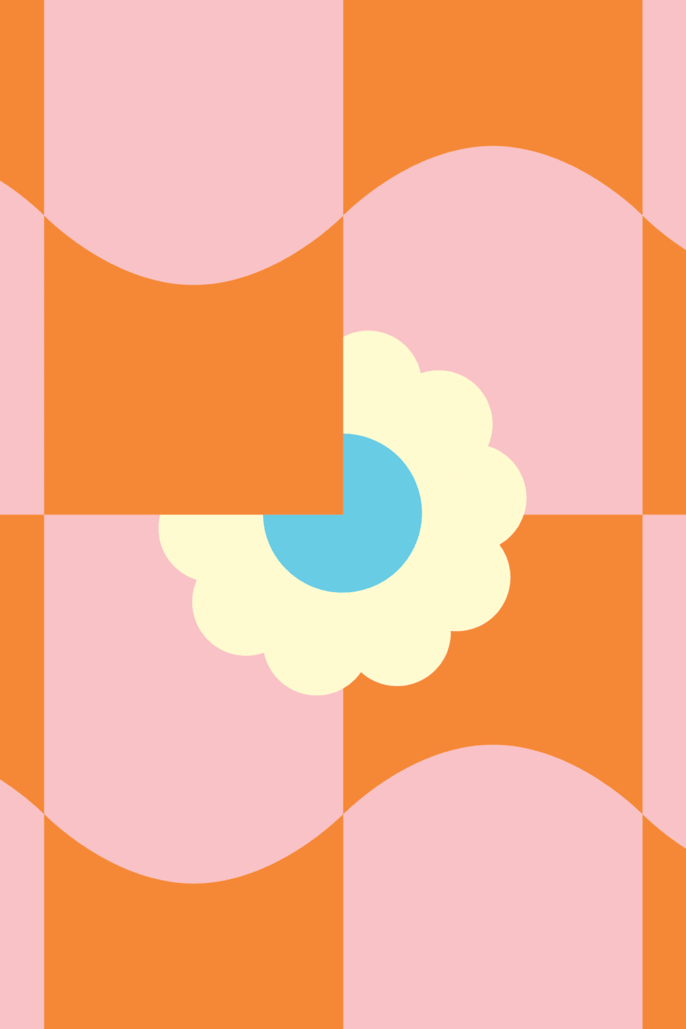 Elizabeth Olwen Petal Pop Pink Behang