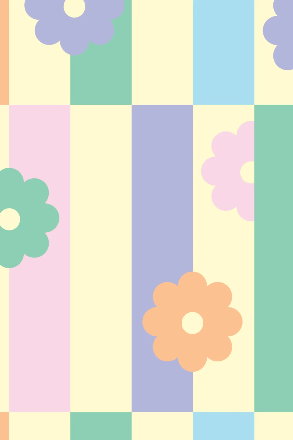 Elizabeth Olwen Flower Shift pastelowa fototapeta