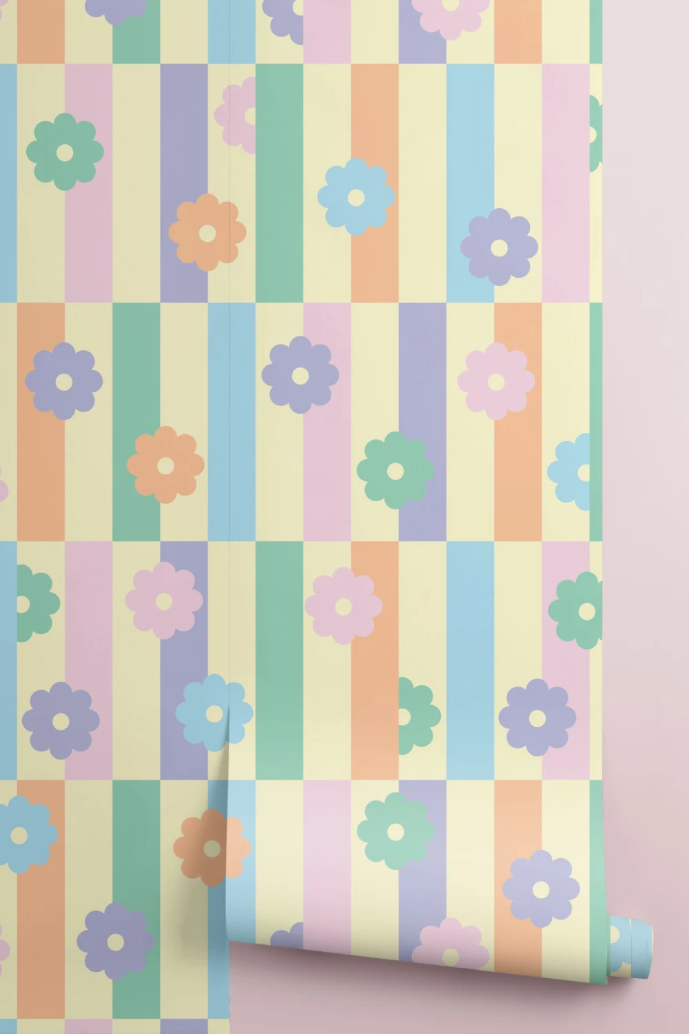 Elizabeth Olwen Flower Shift pastelowa fototapeta