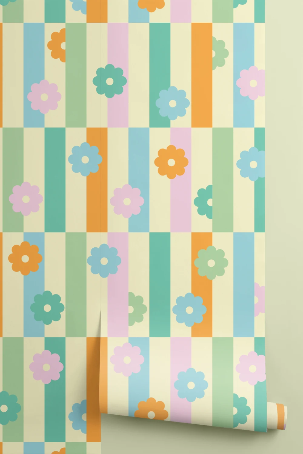 Elizabeth Olwen Flower Shift Multi murale