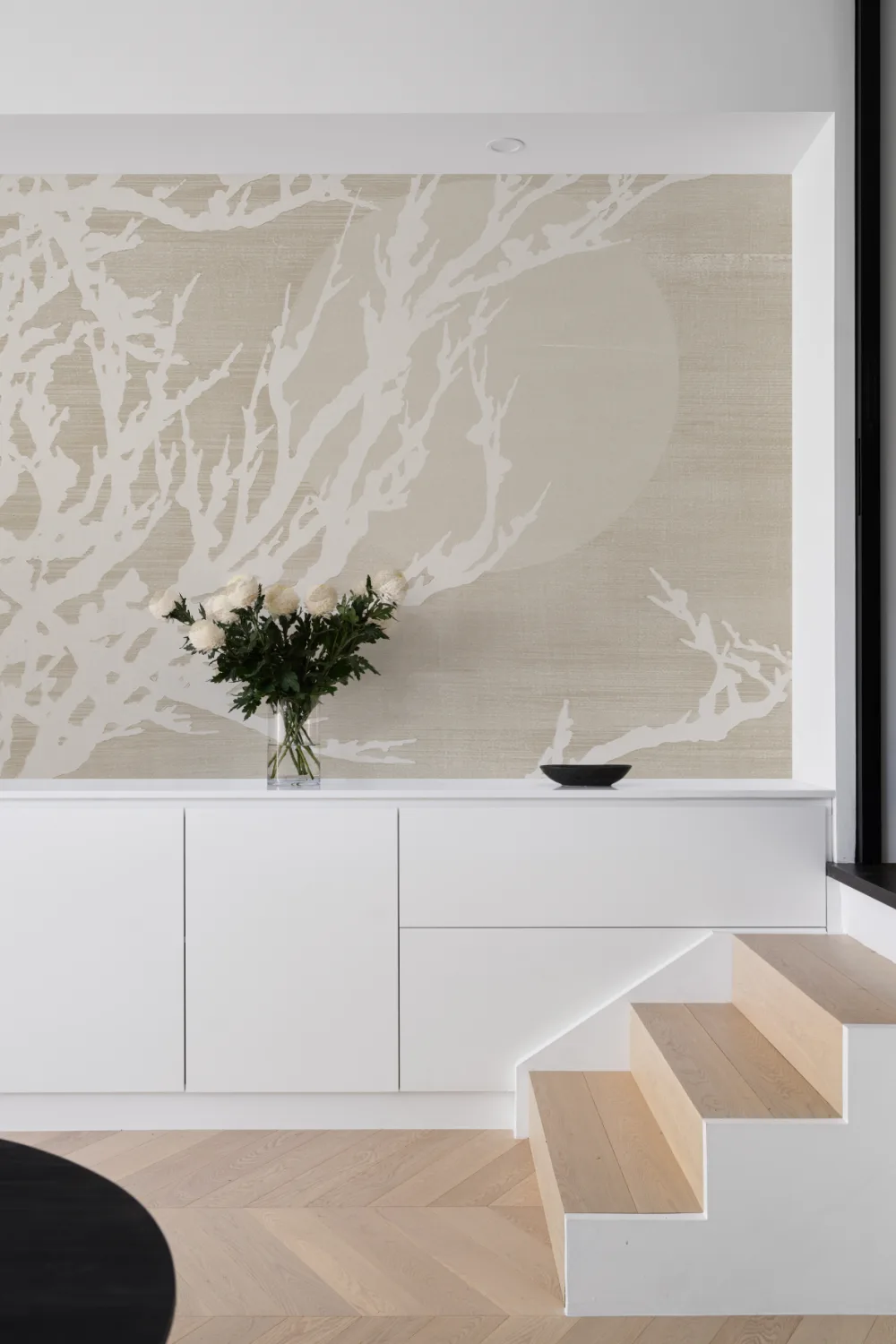 Neutral Japandi Elegant Yuugen Nature Wall Mural