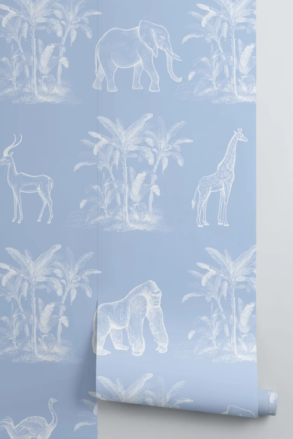 Toile de La Jungle Vintage Explorer Wallpaper Mural