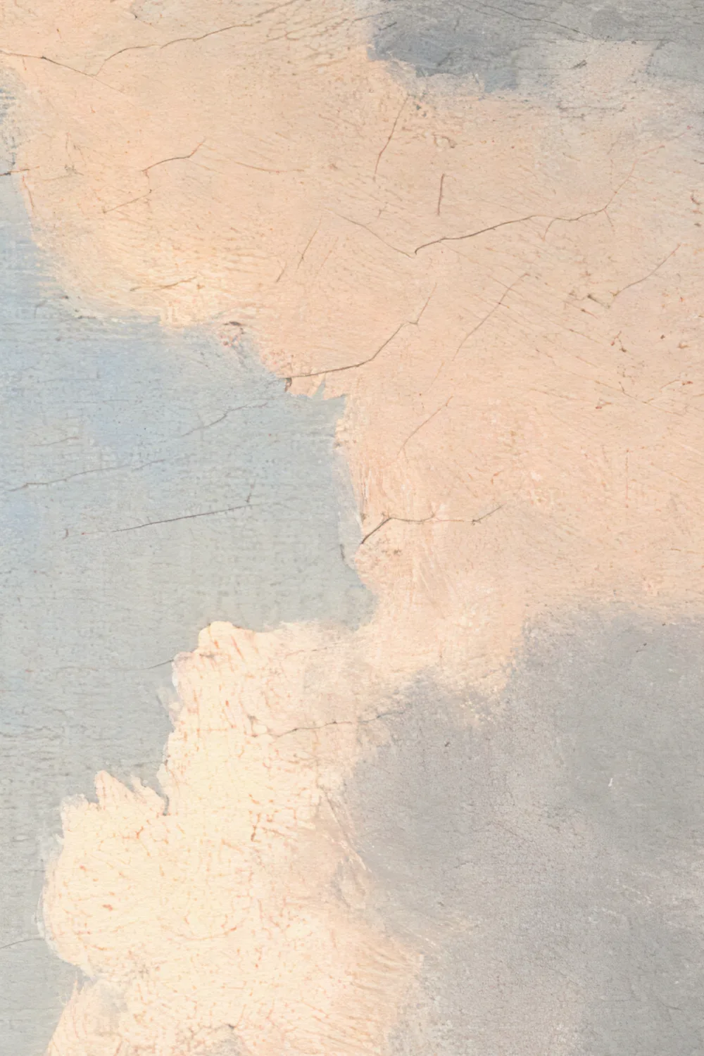 Study of Clouds Over the Sound Wall Mural in Classic Tones
