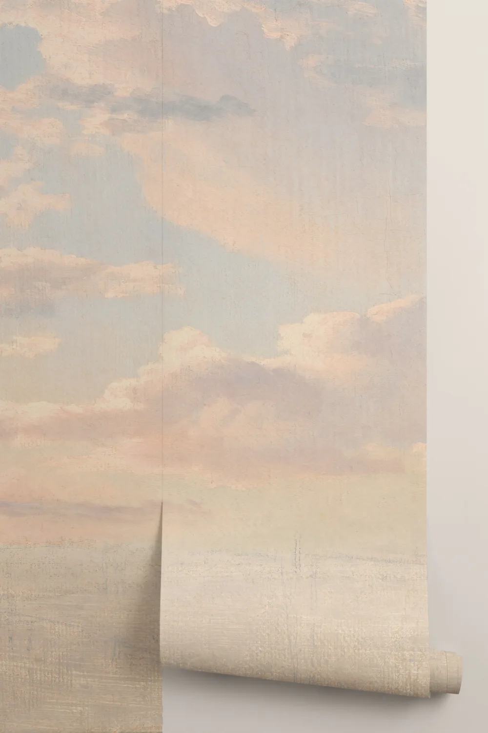 Study of Clouds Over the Sound Wall Mural in Classic Tones