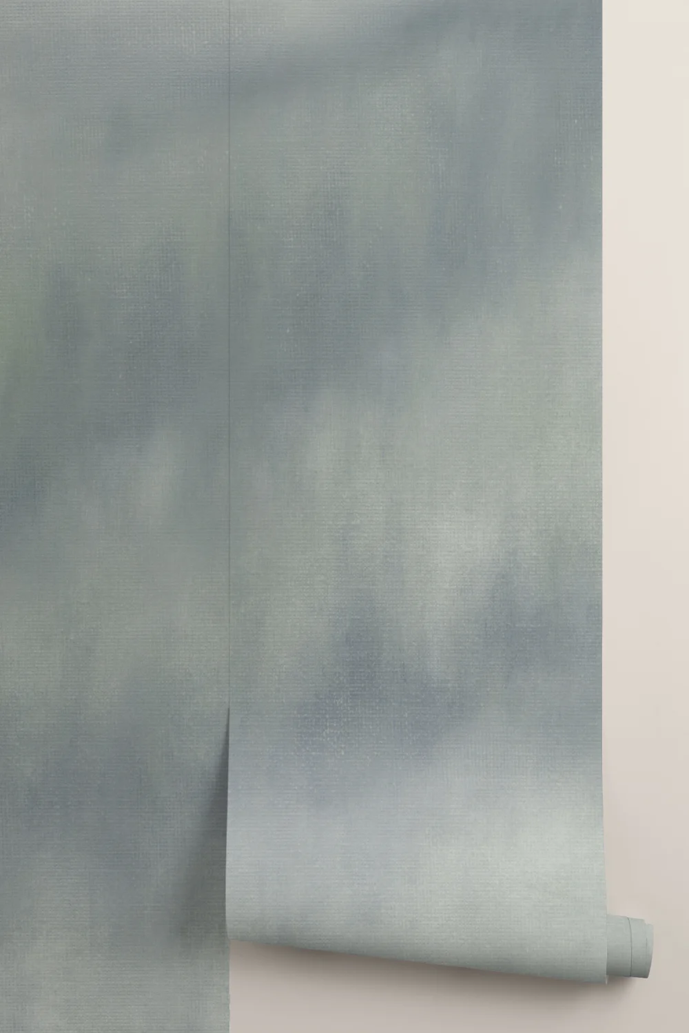 Green Misty Forest Fusion Nature Mural