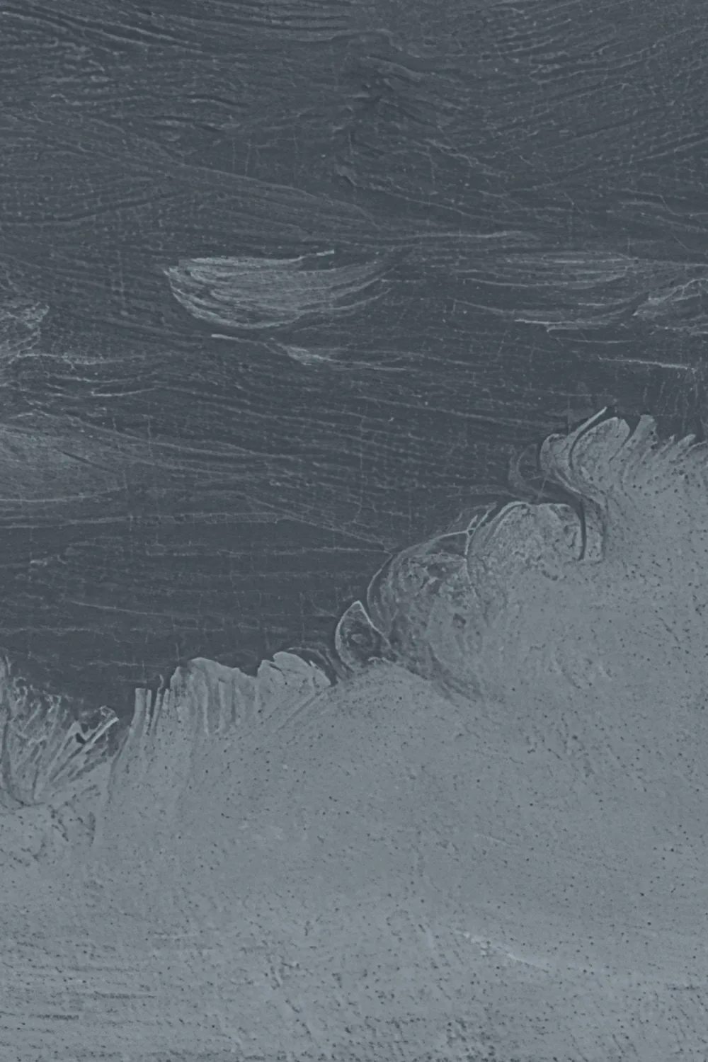 Navy John Constable Sunset Painting Mural