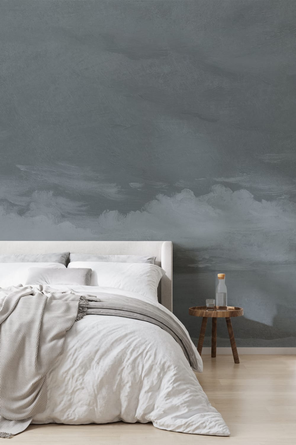 Navy John Constable Sunset Painting Mural
