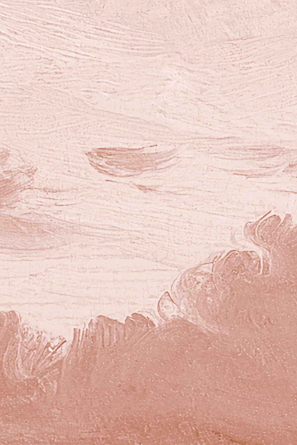 Lyserødt John Constable solnedgangsmaleri fototapet