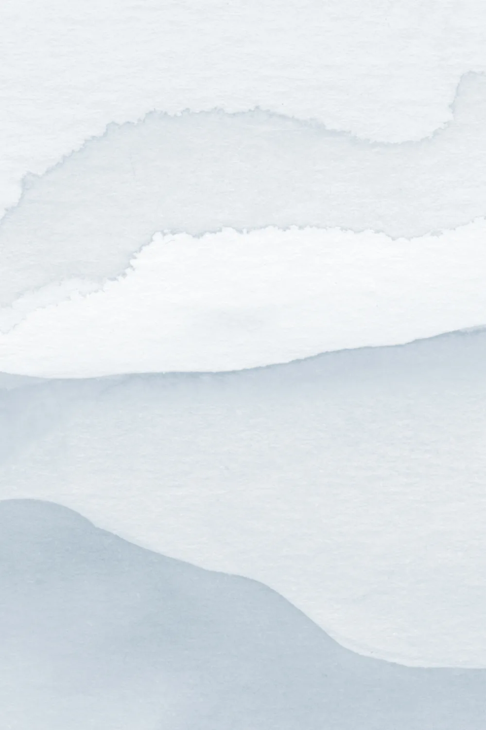 Light Blue Watercolor Mountains Mural