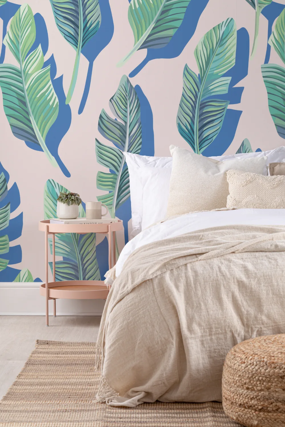 3D Leaf Tropical Wallpaper Mural