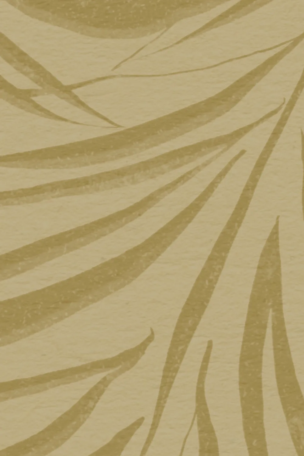 Sombra Green Subtle Palm Leaf Wall Mural with Tropical Texture