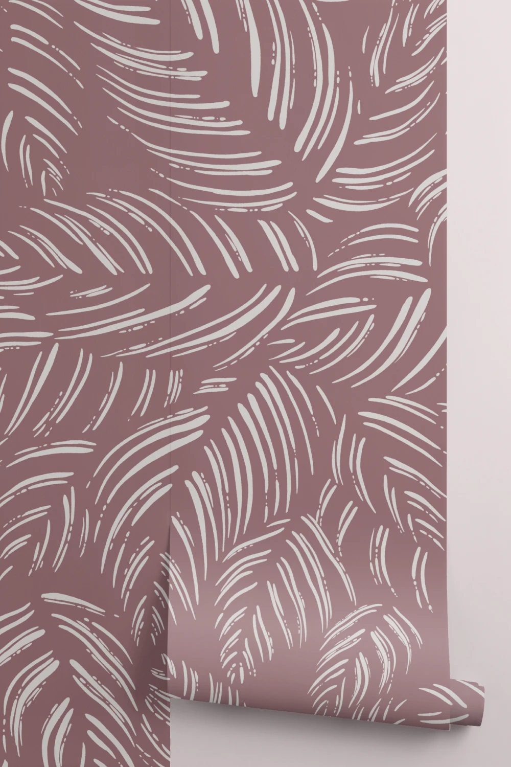 Fond d'écran abstrait contemporain mauve papier peint panoramique