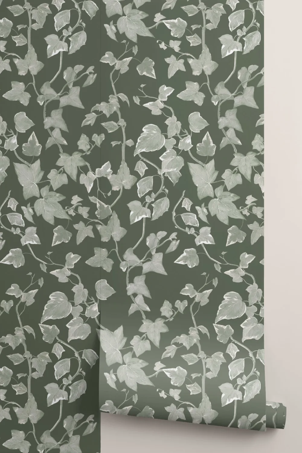 Green Heritage Ivy Wallpaper