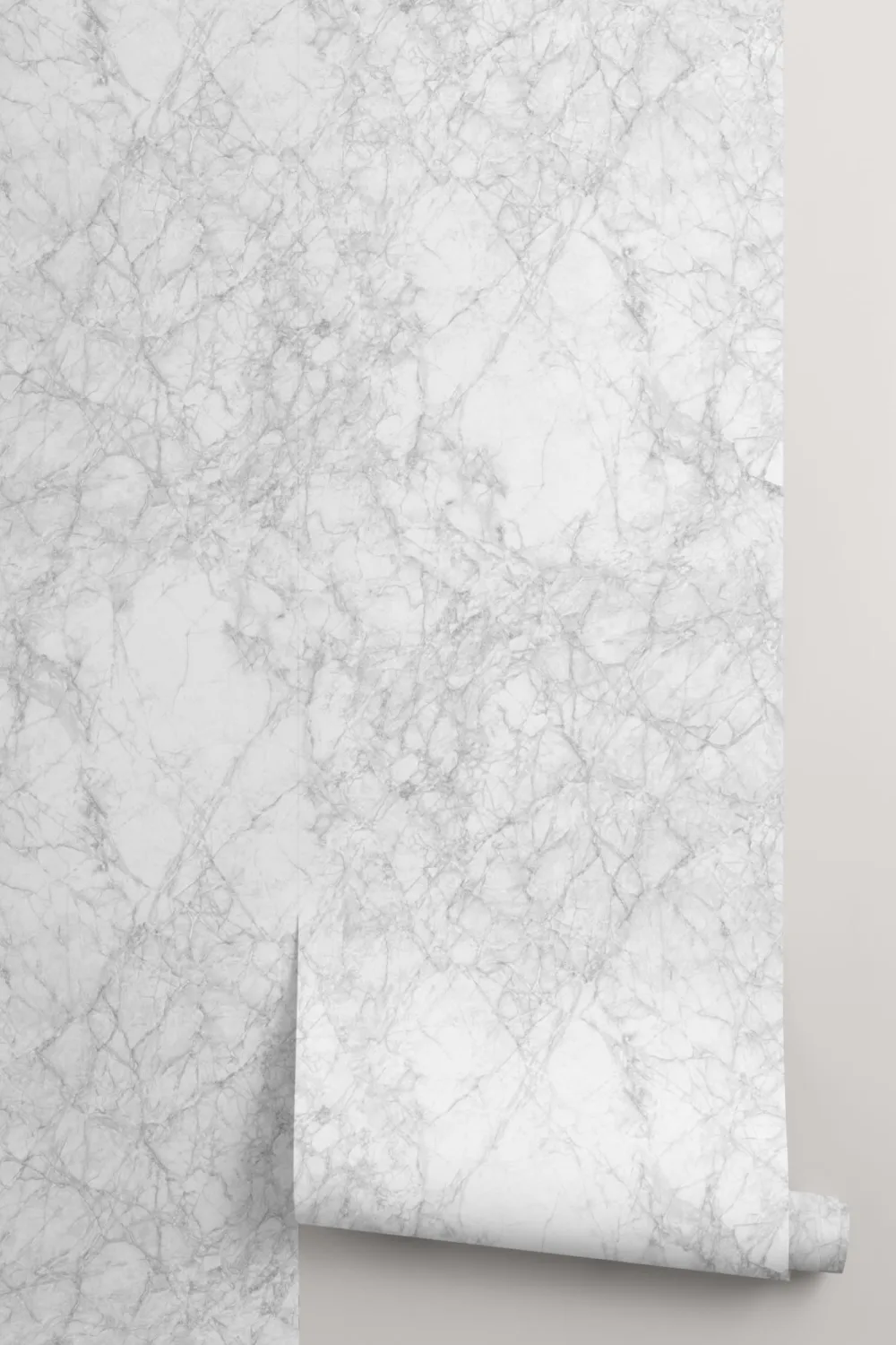 Classic White Marble Wallpaper Mural