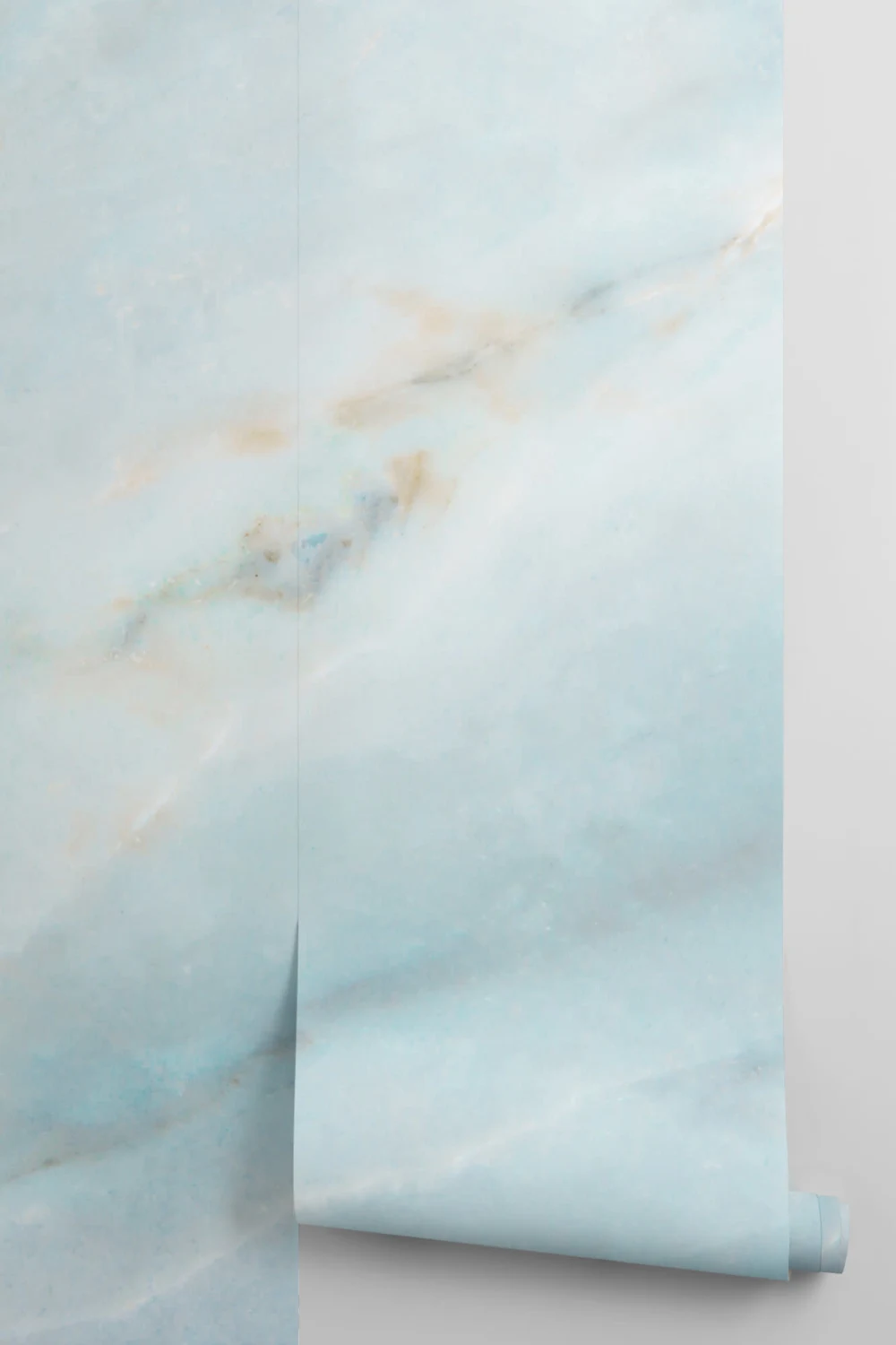 Soft Blue Marble Wallpaper Mural