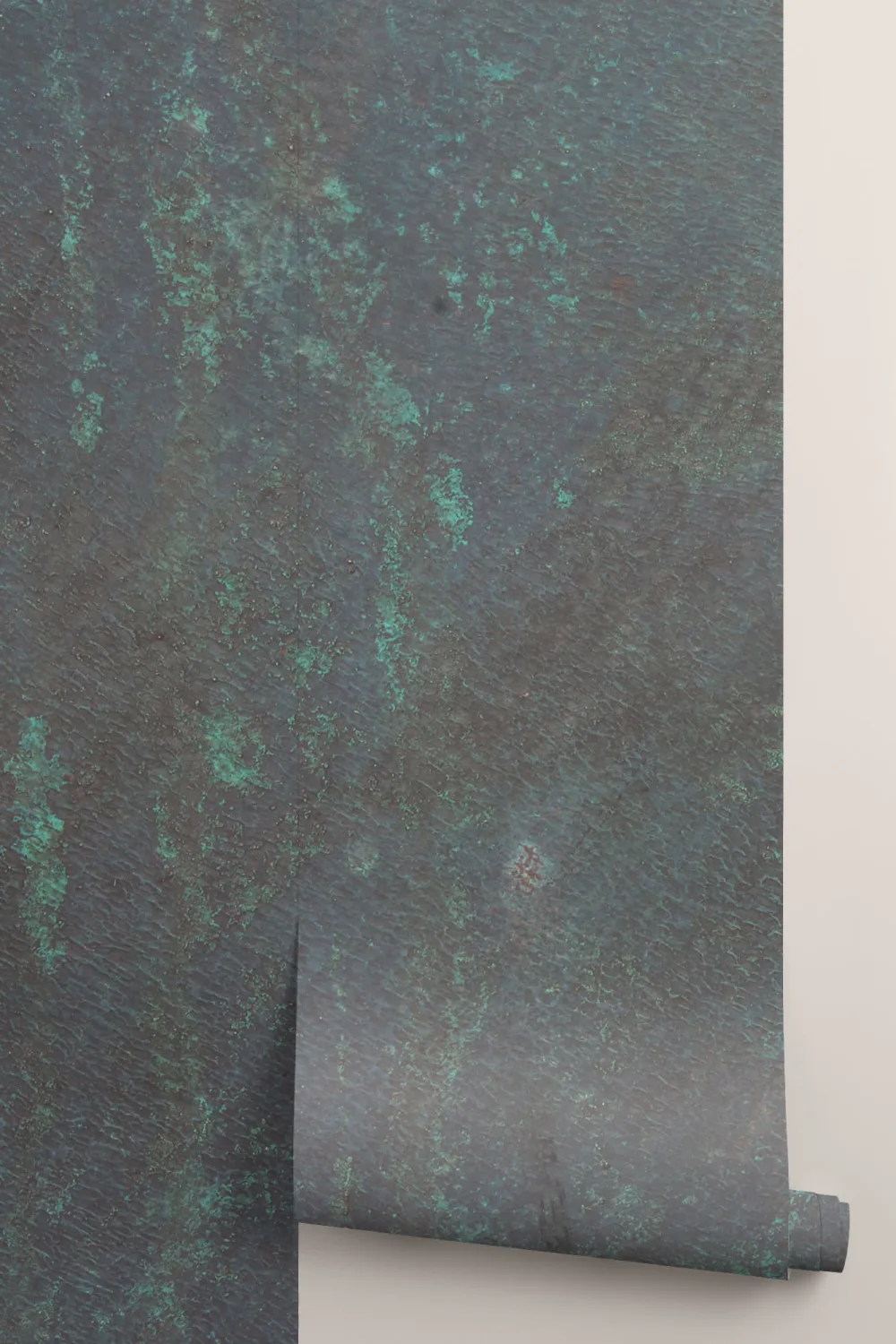 Papier Peint Panoramique Vert-de-gris Foncé