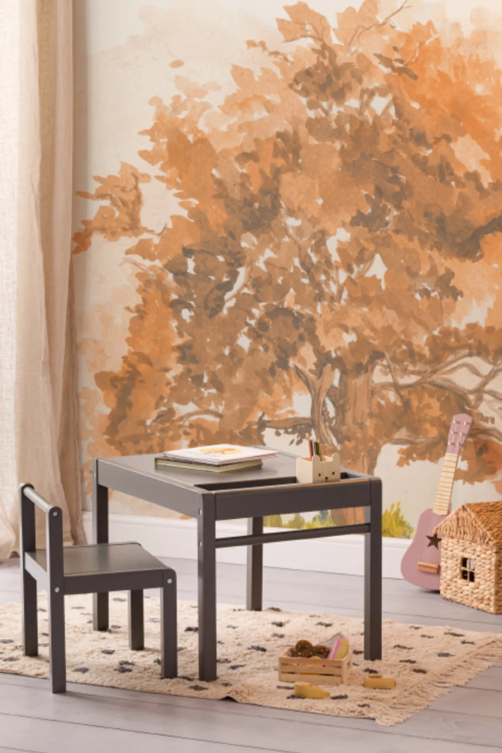 Autumn Oak Tree Wallpaper Mural