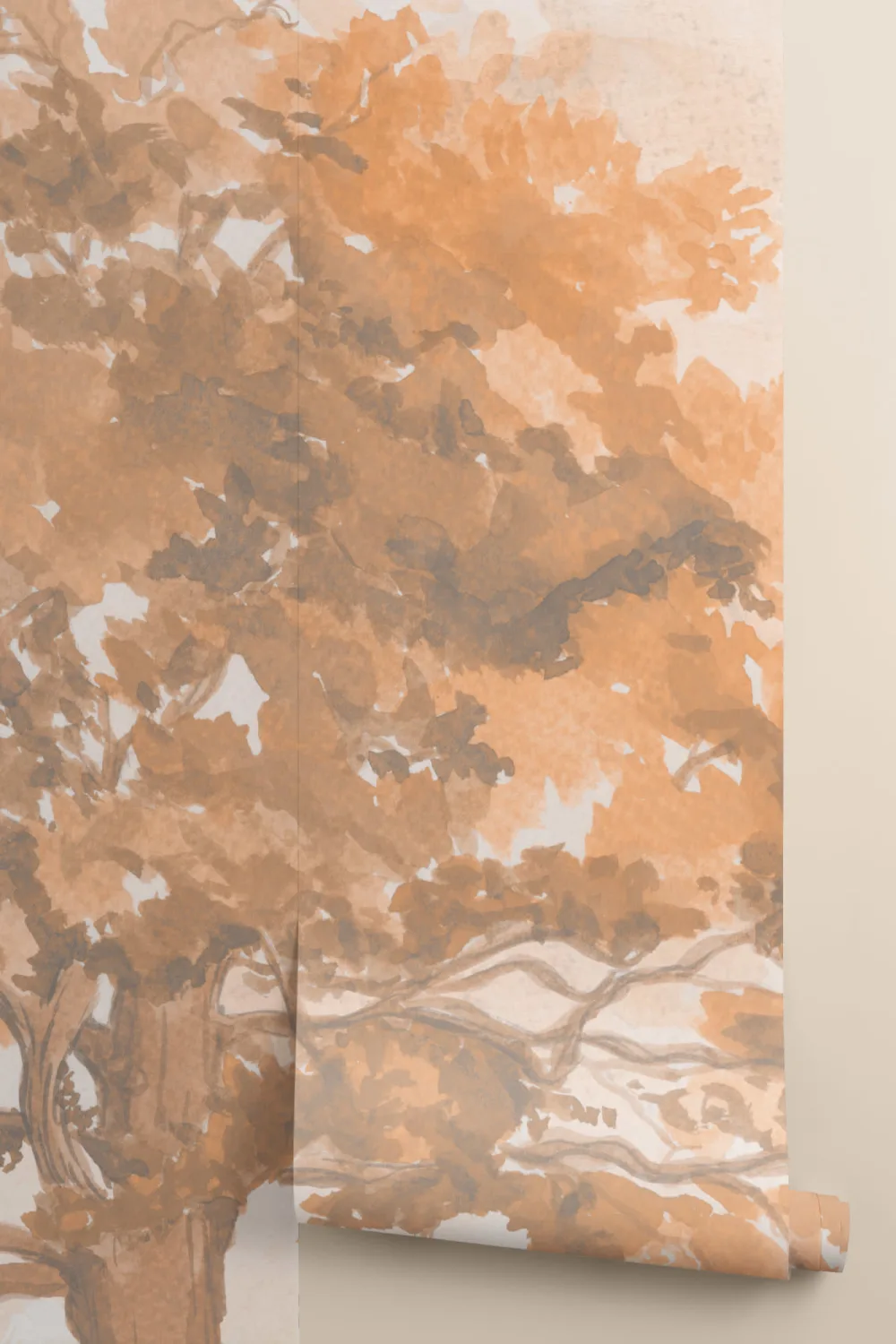 Autumn Oak Tree Wallpaper Mural