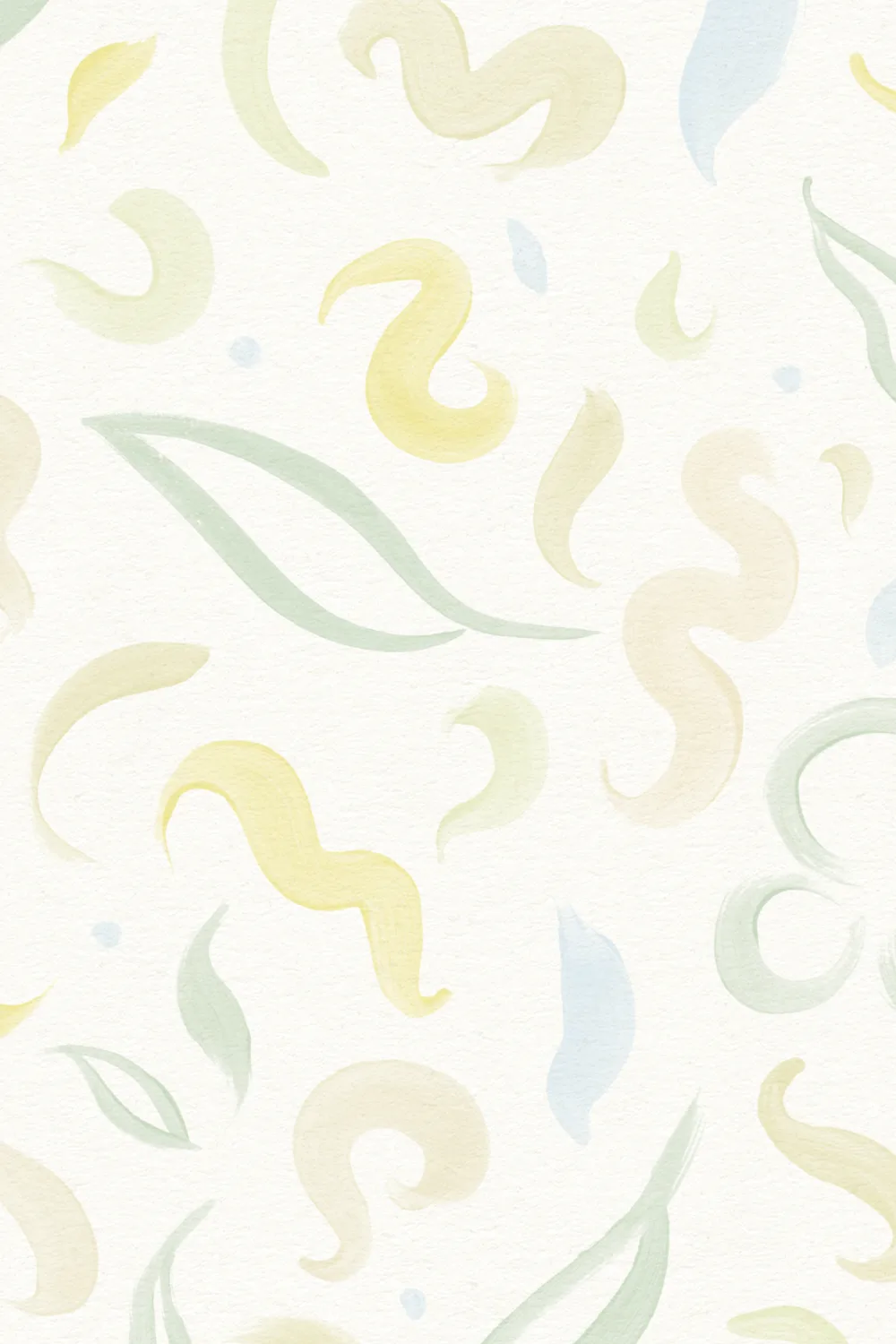 Papier peint abstrait vert feuillage