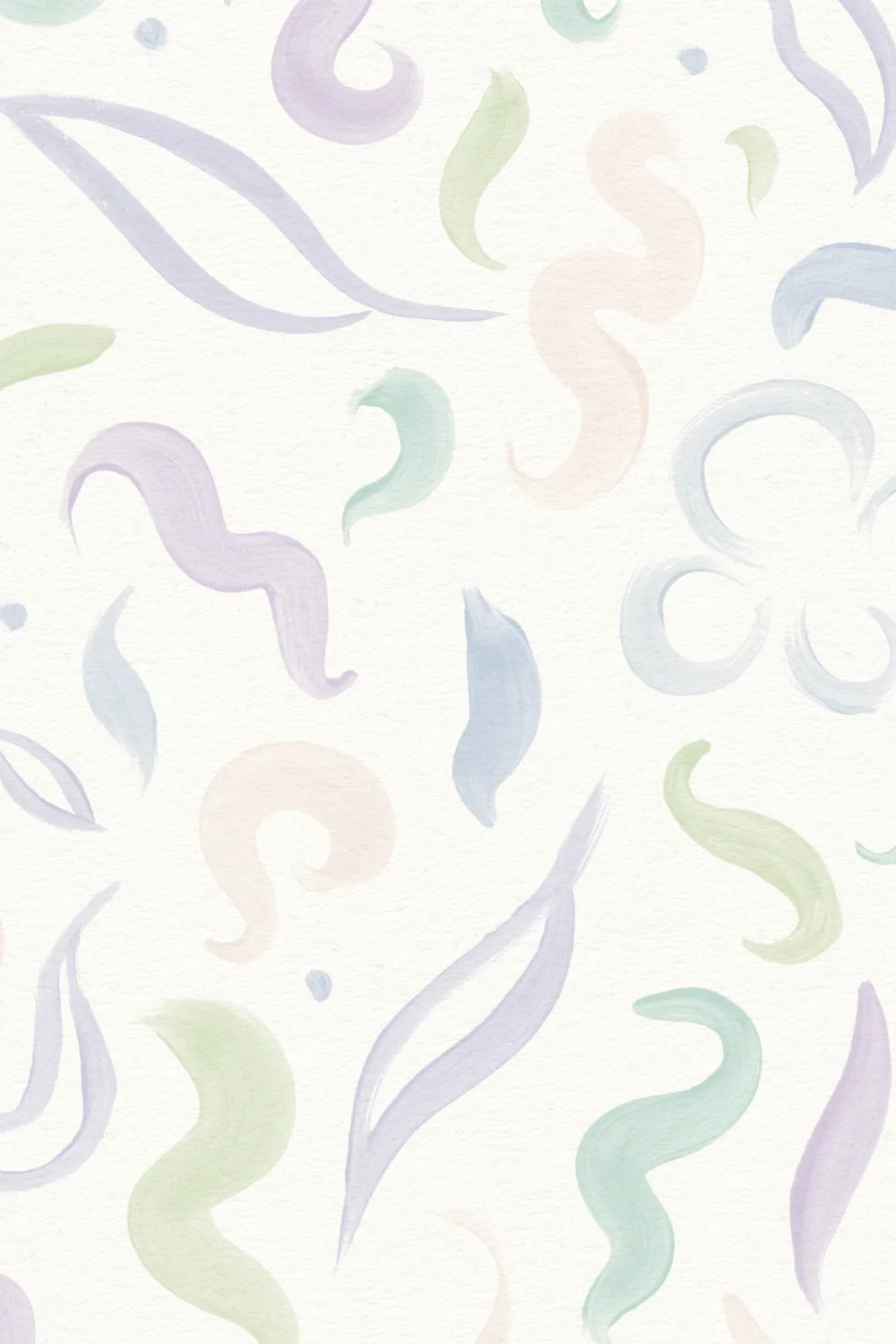 Lilac Abstract Foliage Leaves Wallpaper