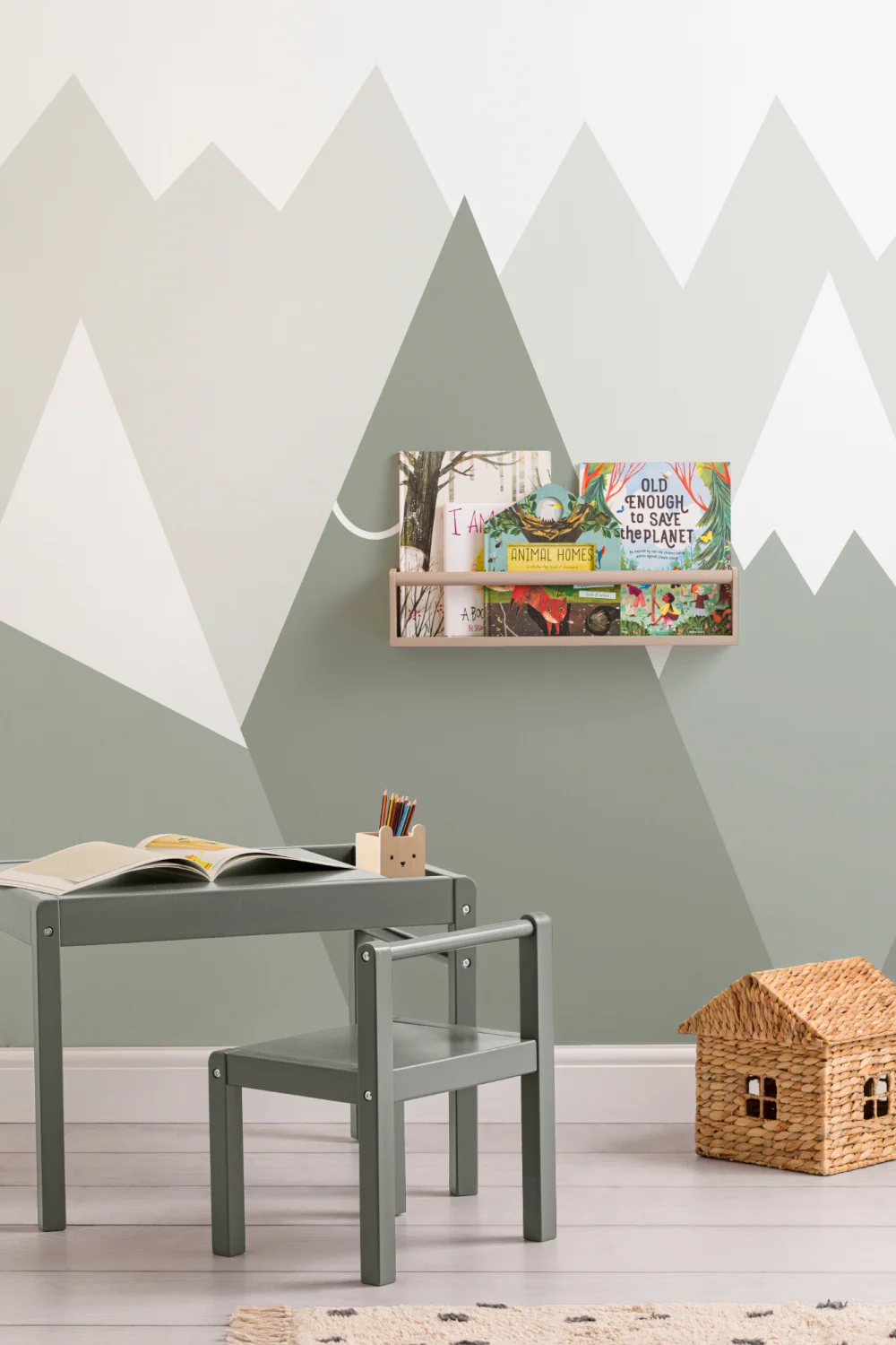Sage Mountain Wallpaper Mural