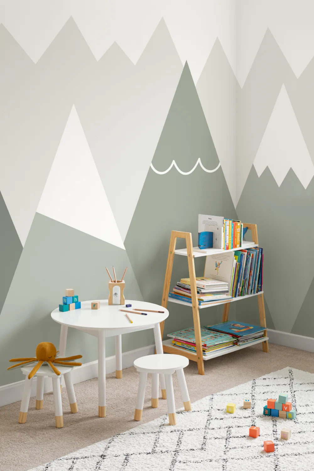 Sage Mountain Wallpaper Mural