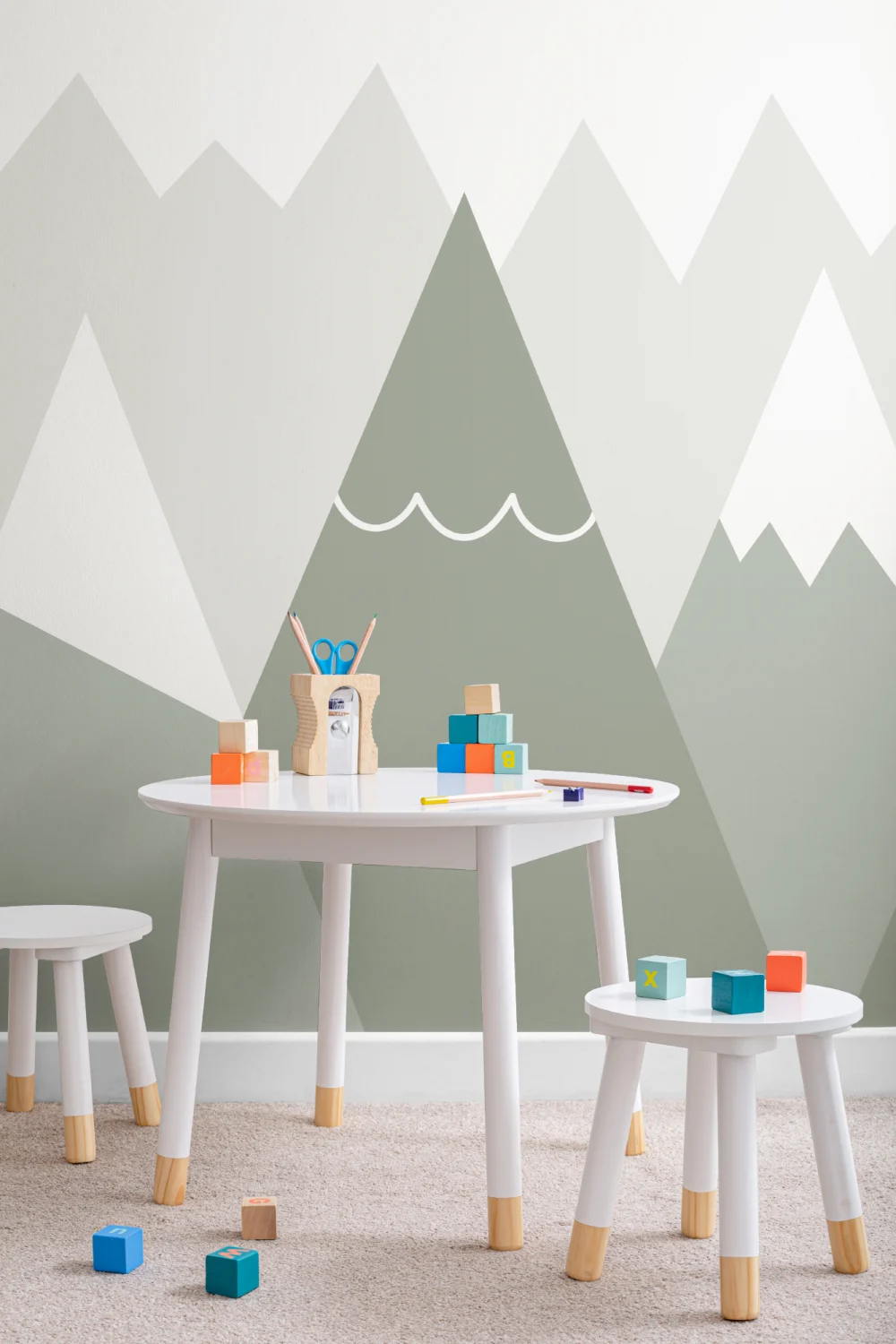 Sage Mountain Wallpaper Mural